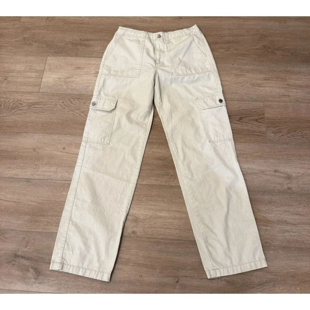 Monet Skateboard Pants Cargo Style‎ Elastic Back Waist Men's Size Small